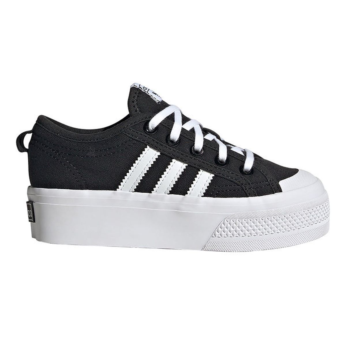 adidas Originals Sko - Nizza Platform C - Sort/Hvid