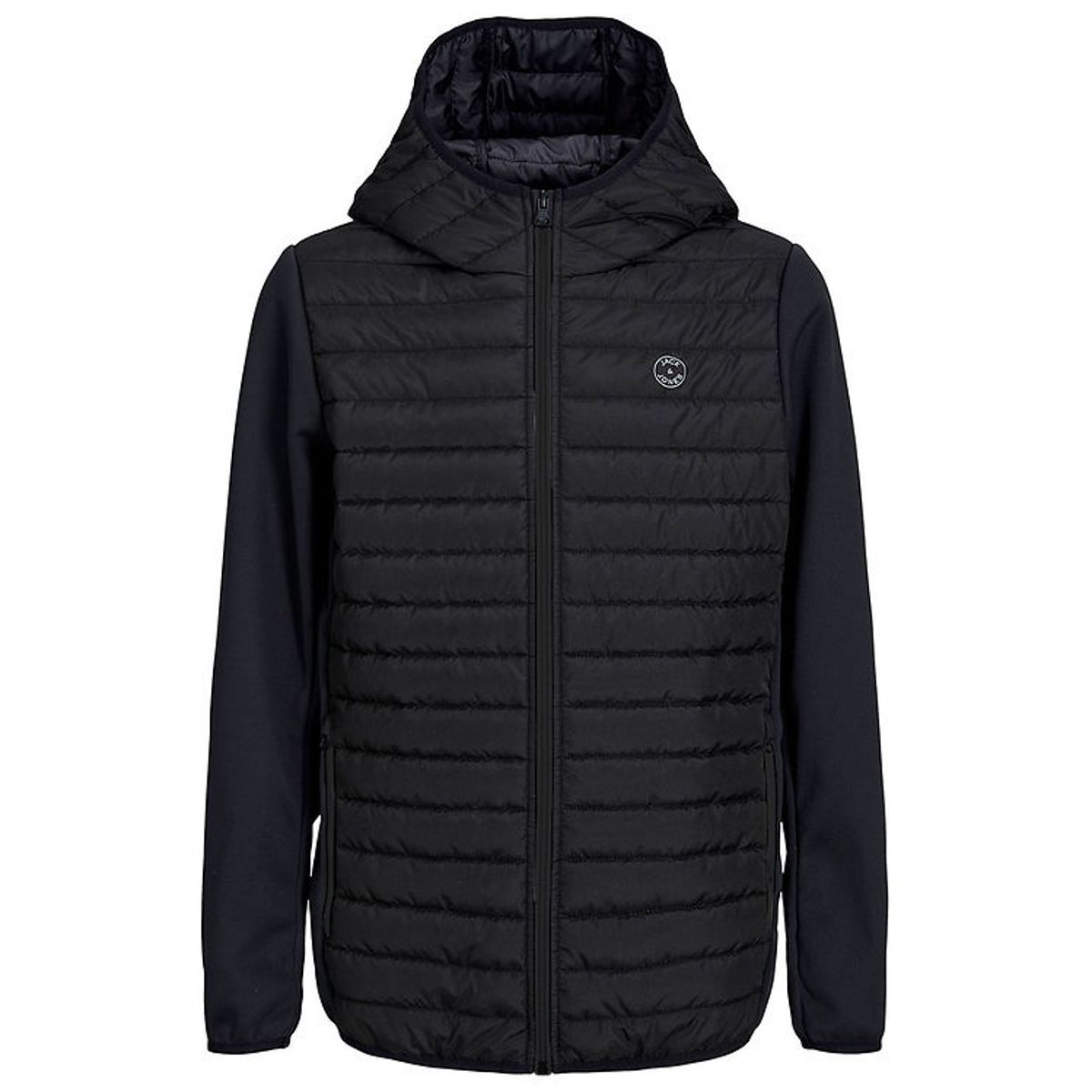 Jack & Jones Dynejakke - JjeMulti - Noos - Sort