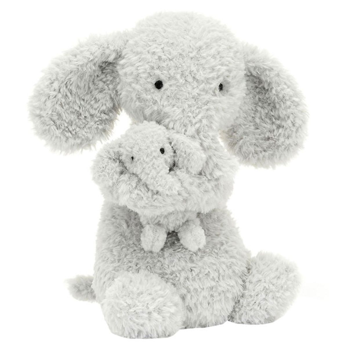 Jellycat Bamse - 26x14 cm - Grey Huddles Elephant