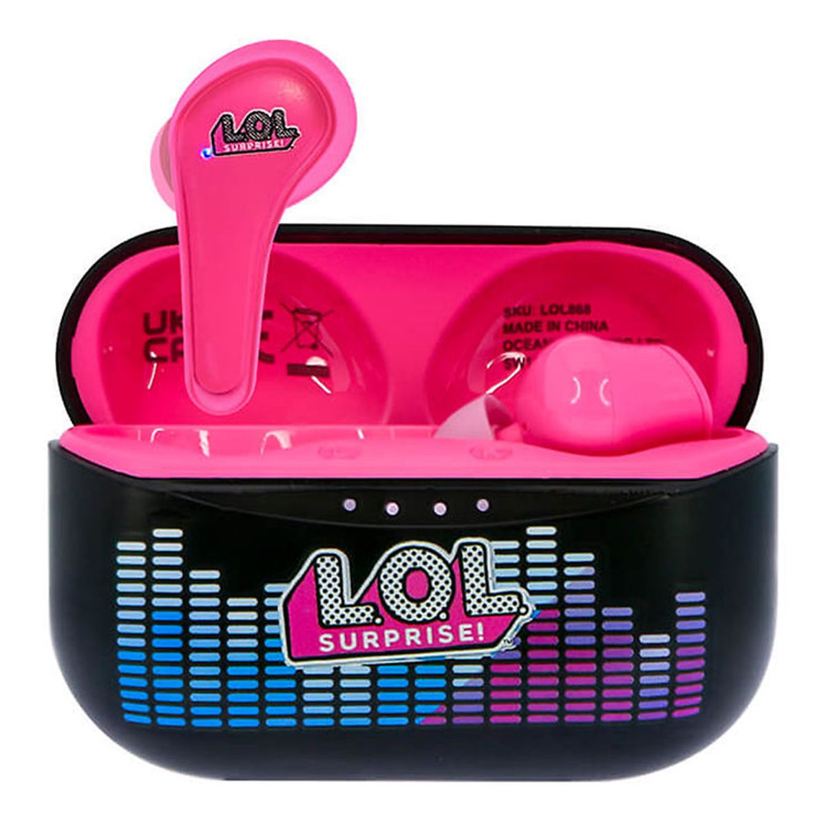 OTL Høretelefoner - LOL - TWS - In-Ear - Sort/Pink