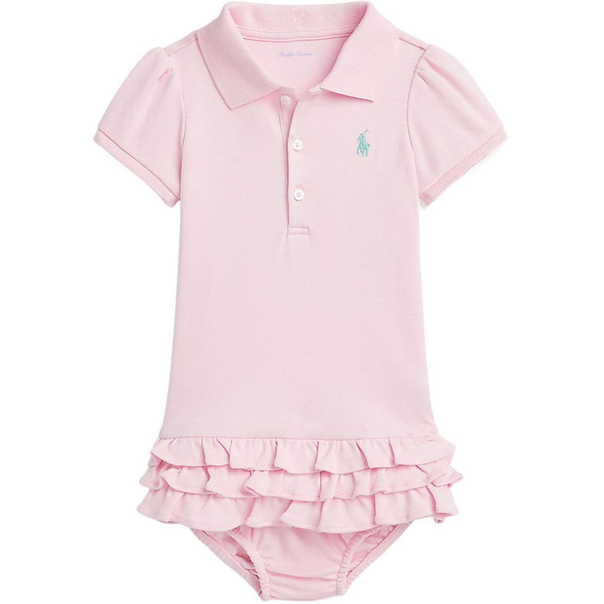 Polo Ralph Lauren Kjole m. Bloomers - Hint of Pink