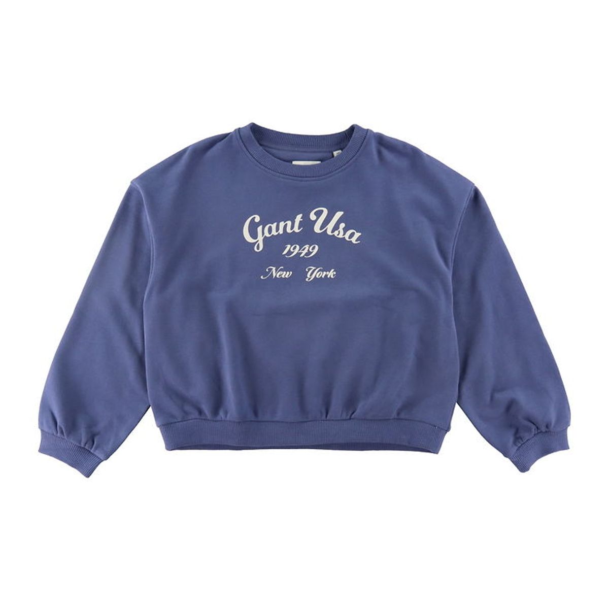 GANT Sweatshirt - Oversized Logo - Washed Blue