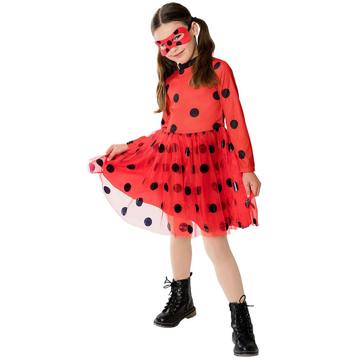 Rubies Udklædning - Miraculous Ladybug Tutu Dress & Mask