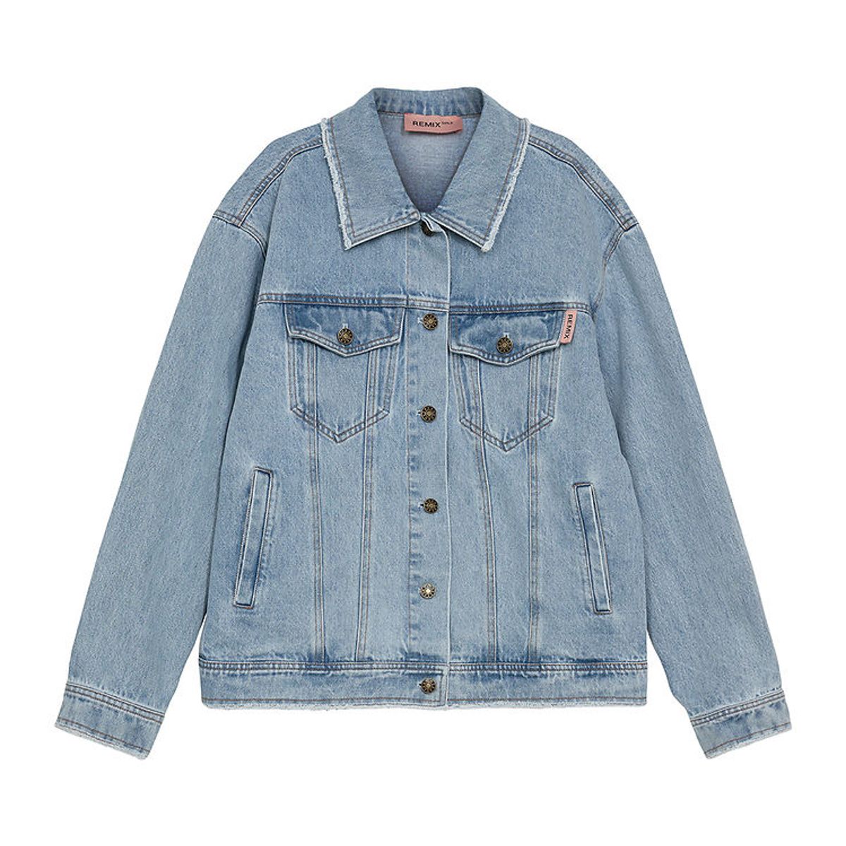 Designers Remix Denimjakke - Miles Oversized - Light Denim