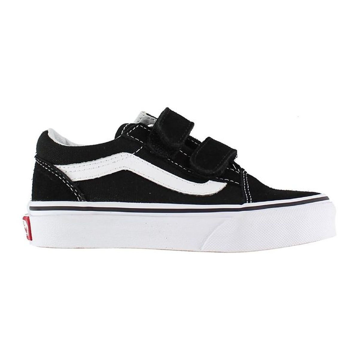 Vans Sko - Old Skool - Sort/Hvid m. Velcro