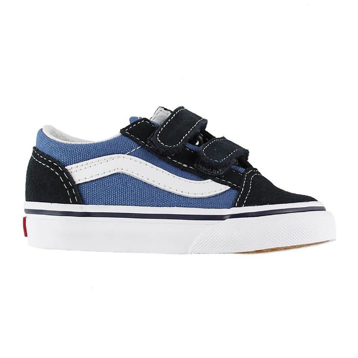 Vans Sko - Old Skool - Navy m. Velcro