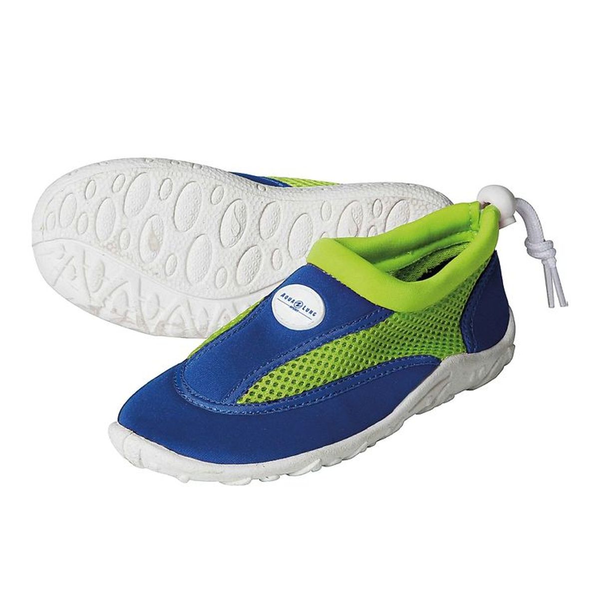 Aqua Lung Badesko - Cancun Jr - Royal Blue/Bright Green