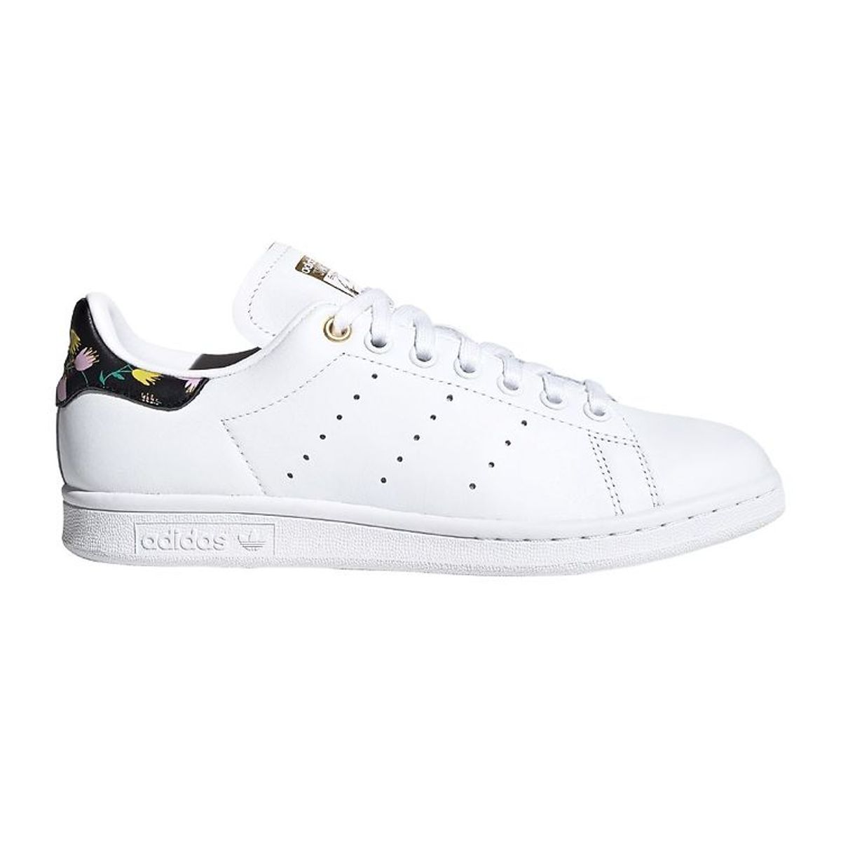 adidas Originals Sko - Stan Smith W - Hvid m. Blomster