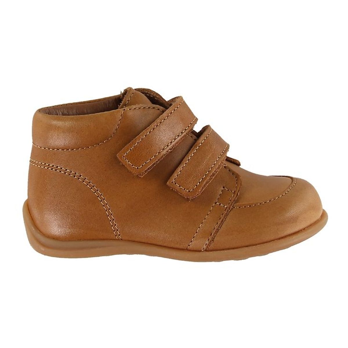 Bisgaard Begyndersko - Luca - Cognac m. Velcro