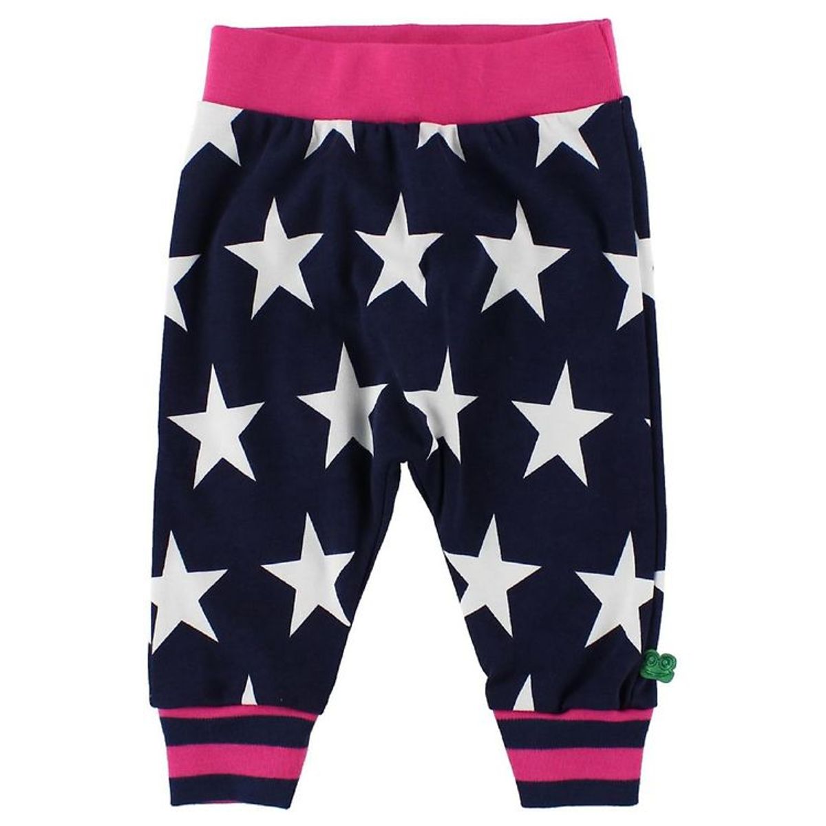 Freds World Bomuldsbukser - Navy/Magenta m. Stjerner