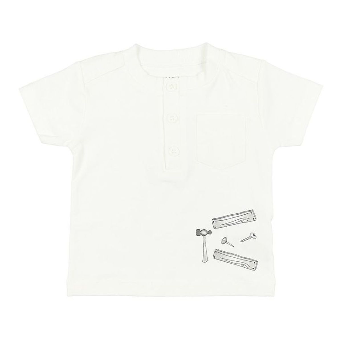 Fixoni T-shirt - Creme m. Print