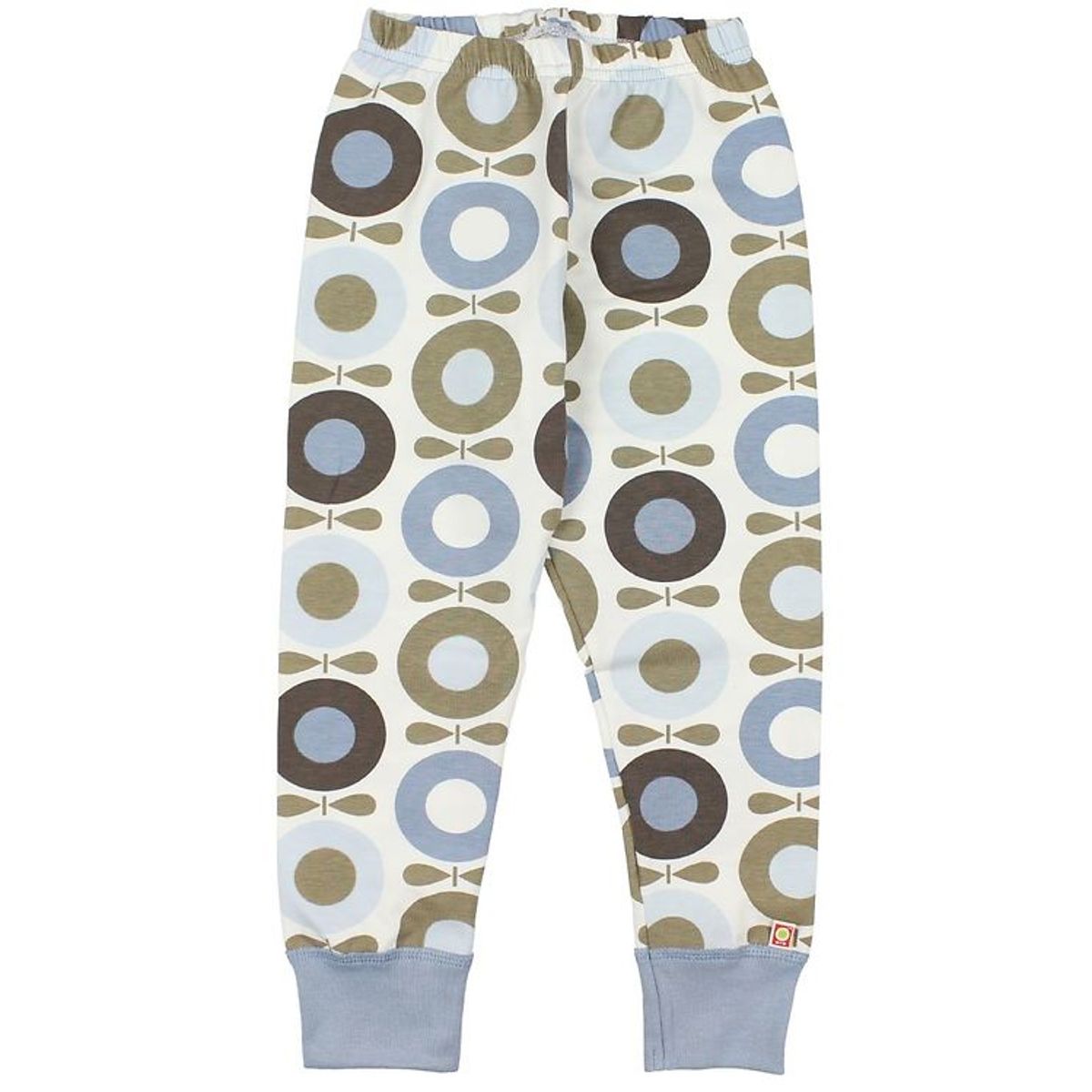 Katvig Leggings - Blå m. Æbler