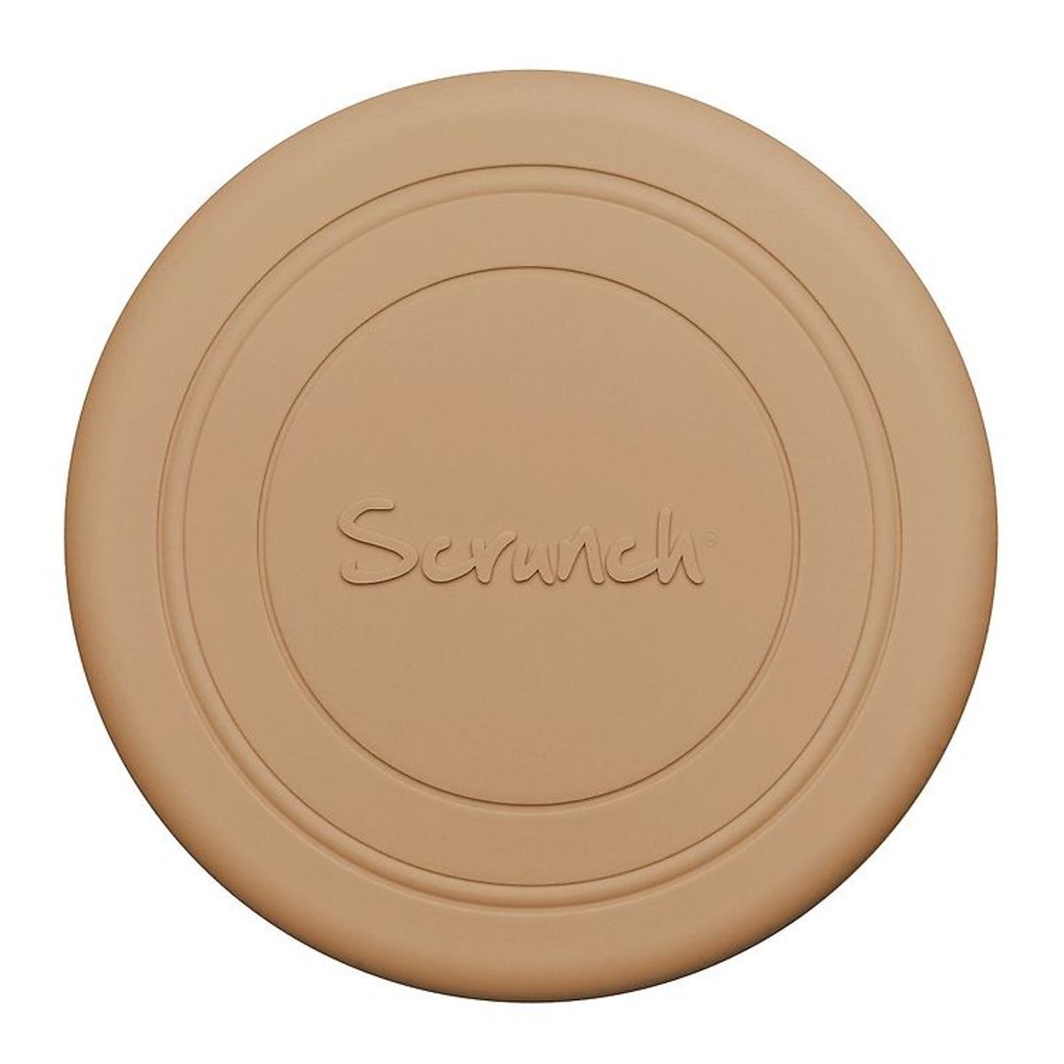 Scrunch Frisbee - Silikone - Ø18 cm - Brun