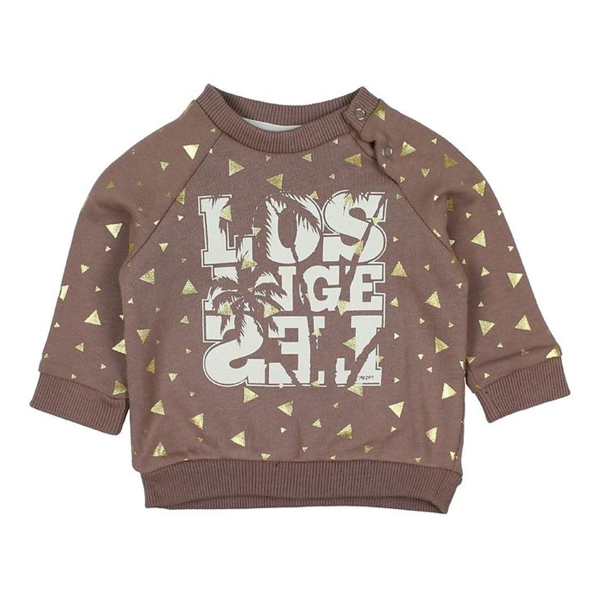 Petit by Sofie Schnoor Sweatshirt - Støvet Lilla m. Guld