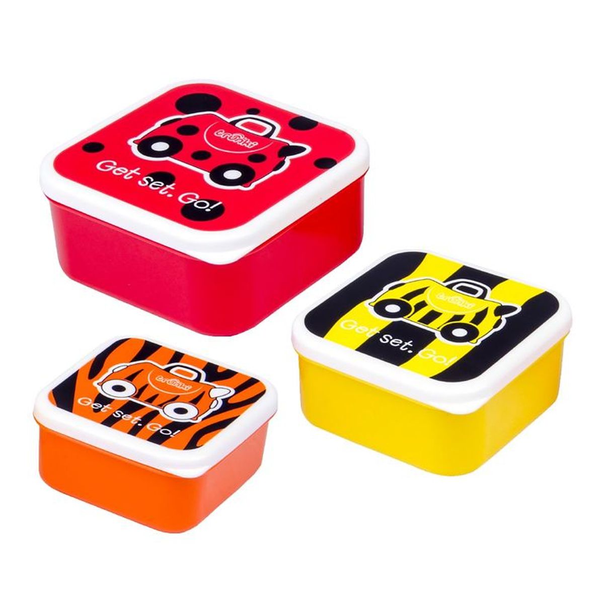 Trunki Snackbokse - 3-pak - Mariehøne/Bi/Tiger