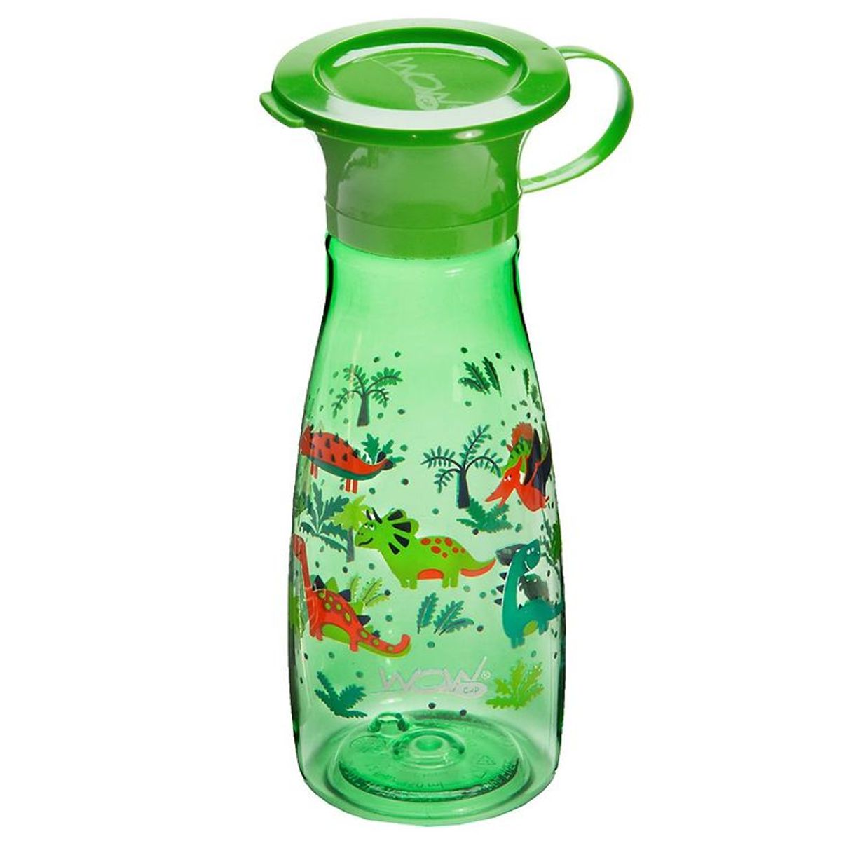 Wow Cup Drikkedunk - Mini - 350 ml - Grøn m. Dinosaur