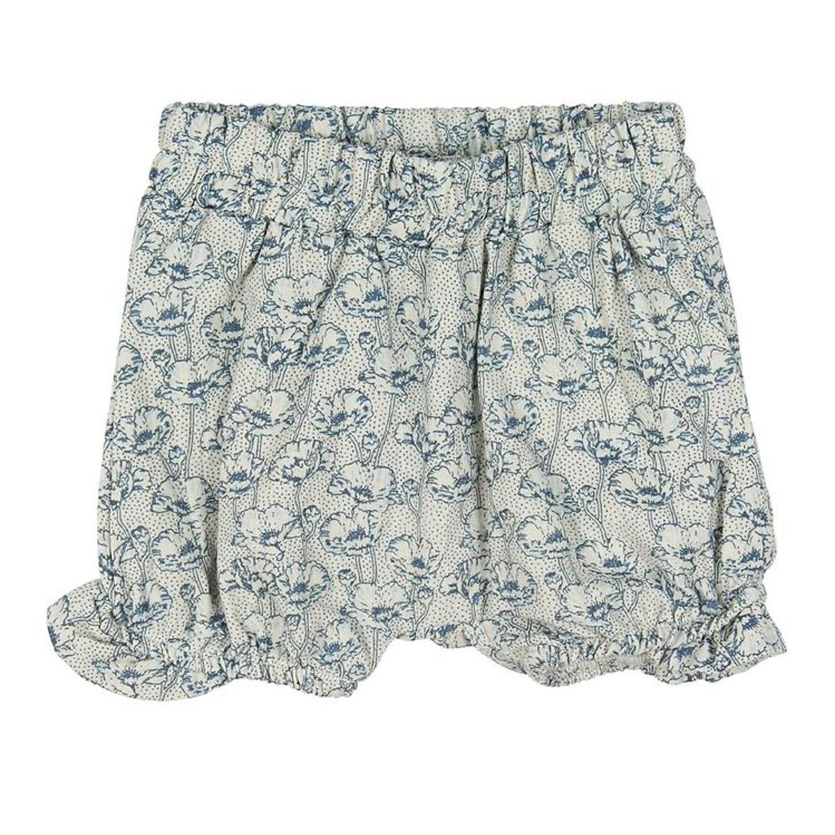 En Fant Shorts - Creme m. Blomster