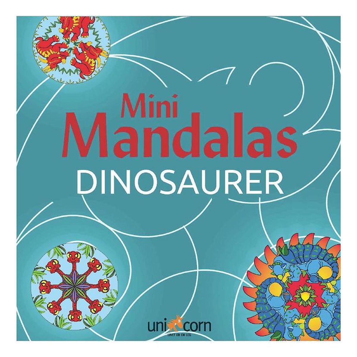 Mini Mandalas Malebog - Dinosaurer