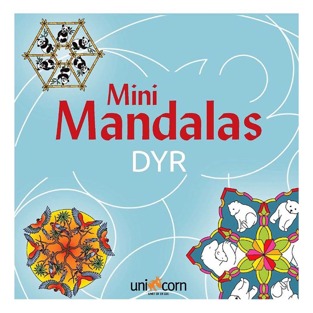 Mini Mandalas Malebog - Dyr