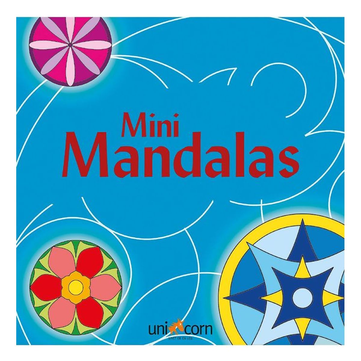 Mini Mandalas Malebog - Blå