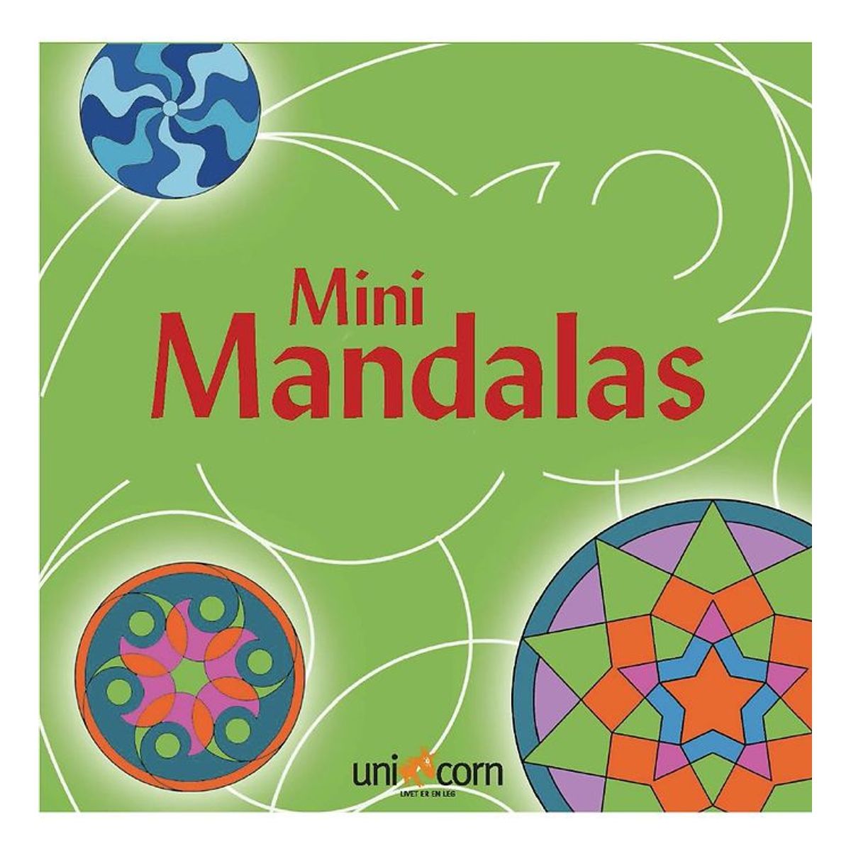 Mini Mandalas Malebog - Grøn