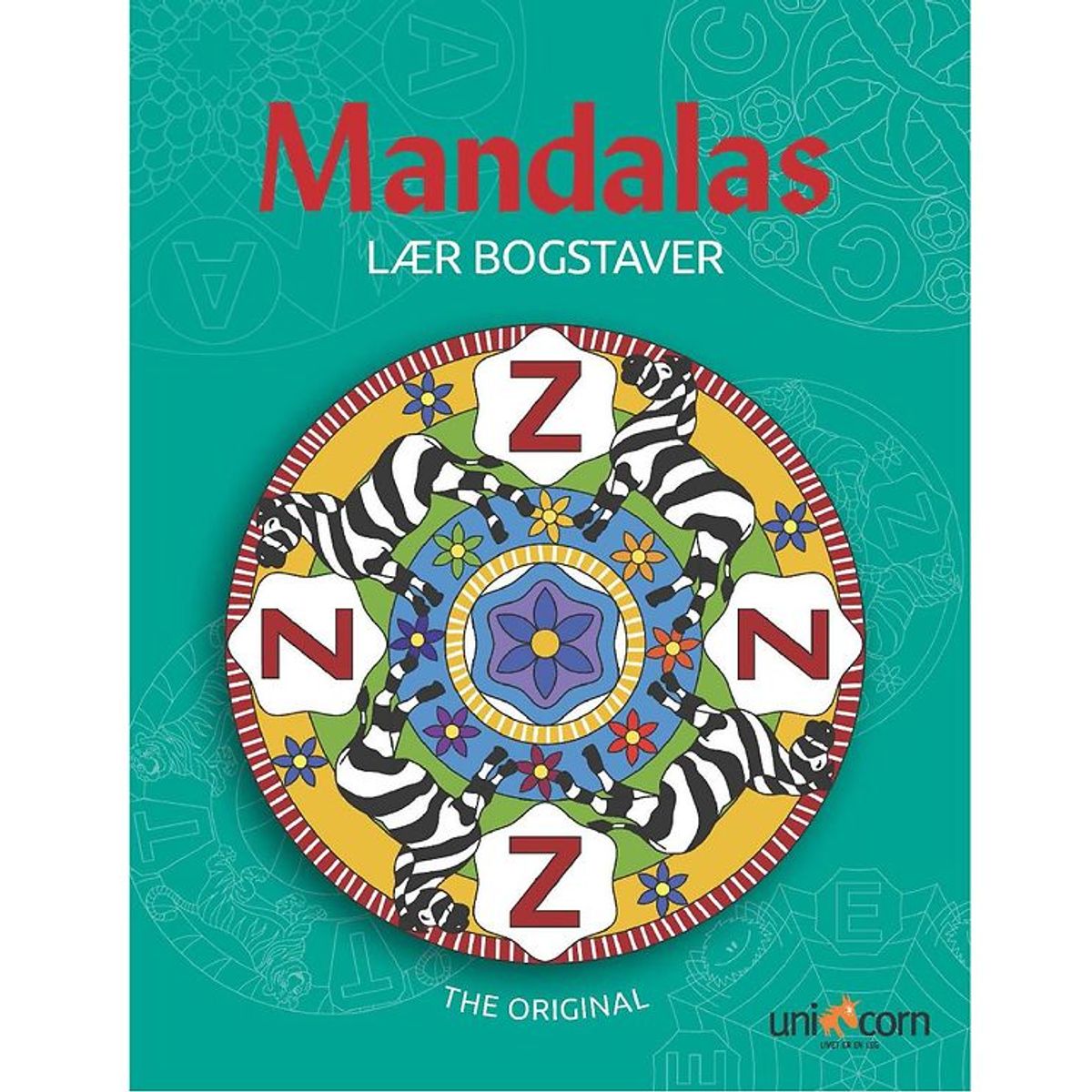 Mandalas Malebog - Lær Bogstaver