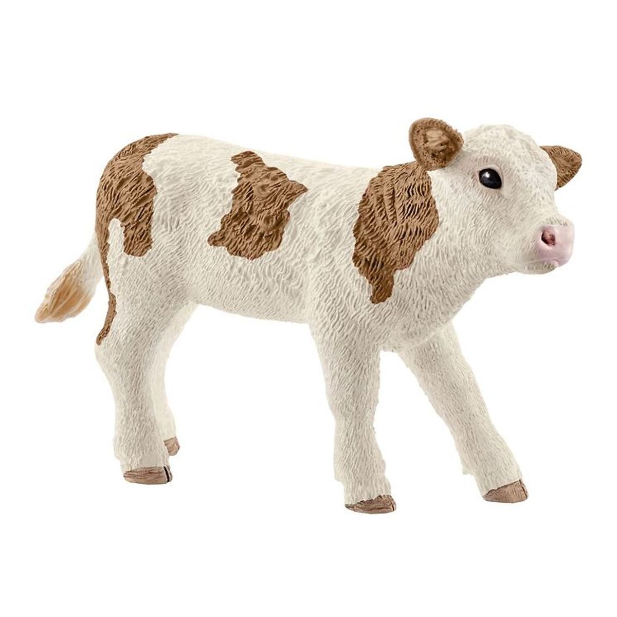 Schleich Dyr - Rødbroget Kalv - H: 5 cm 13802