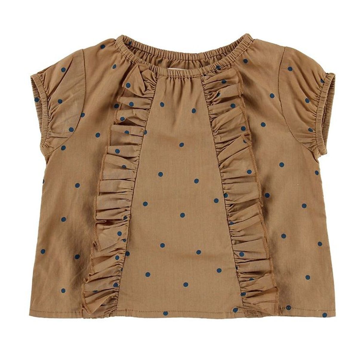 MarMar Top - Twilla - Caramel Dot