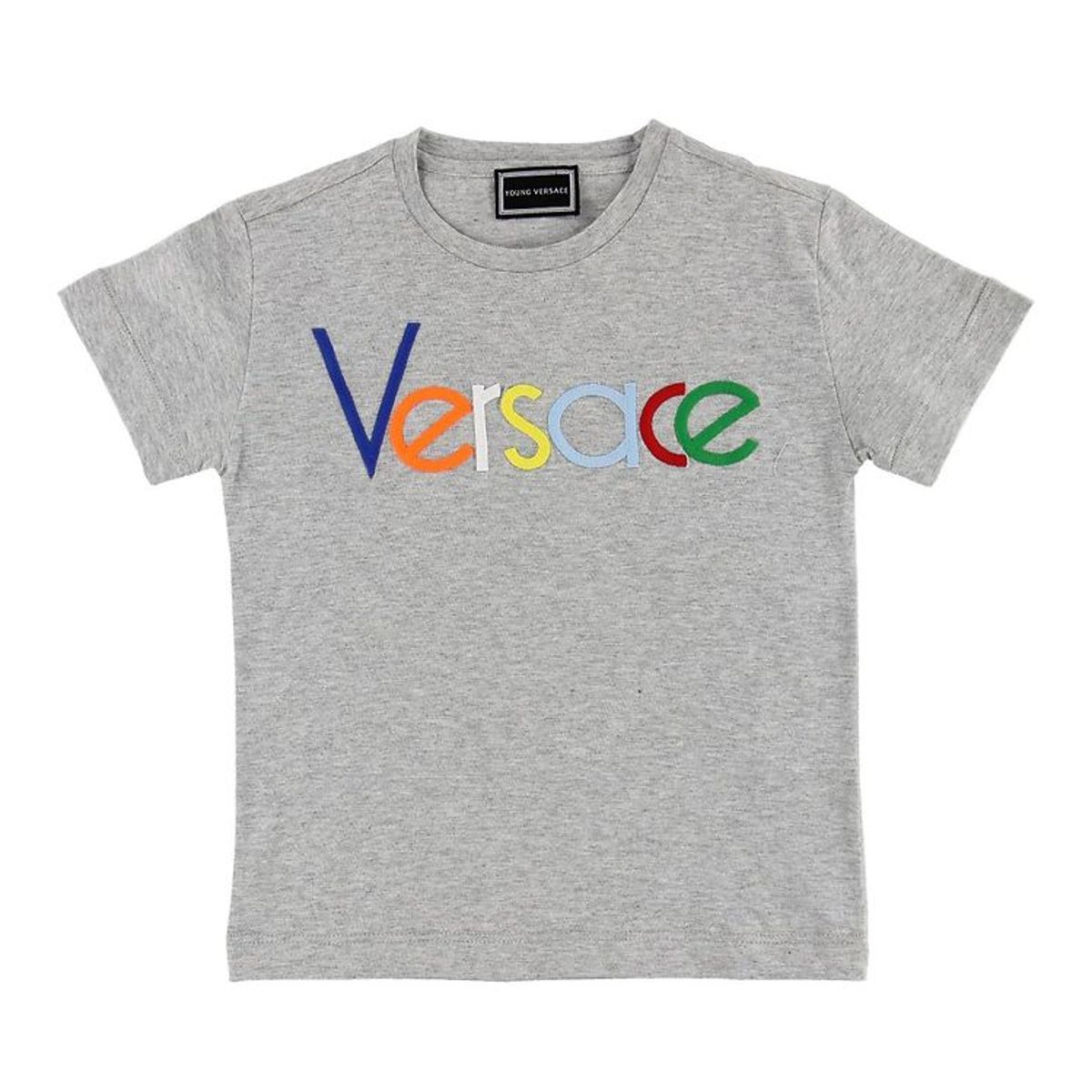 Young Versace T-shirt - Gråmeleret m. Farver