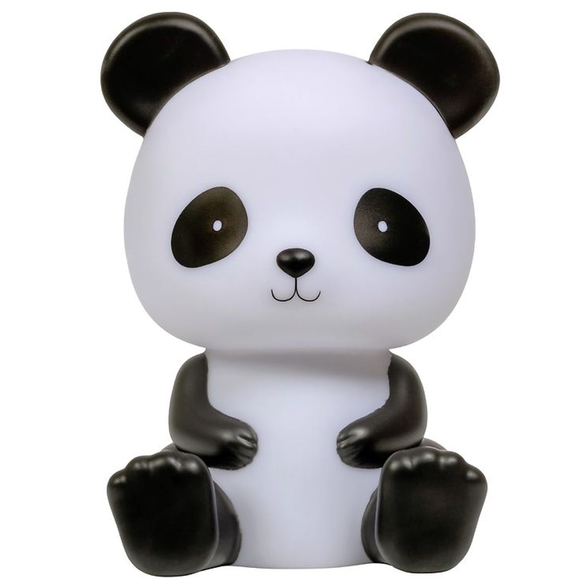 A Little Lovely Company Natlampe - Panda - 19 cm - Sort/Hvid