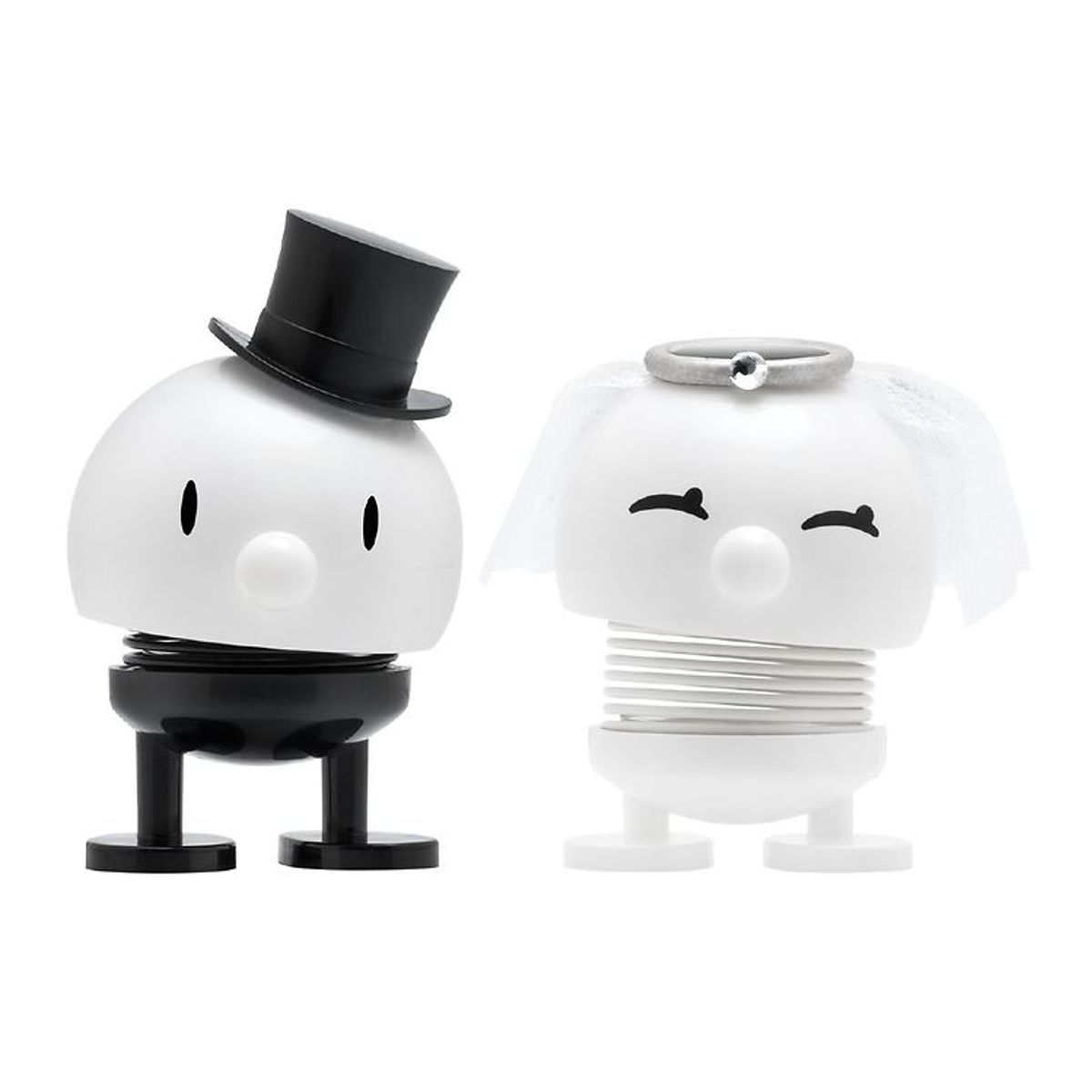 Hoptimist Baby Bimble & Bumble - 2-pak - Bride & Groom - 7 cm -