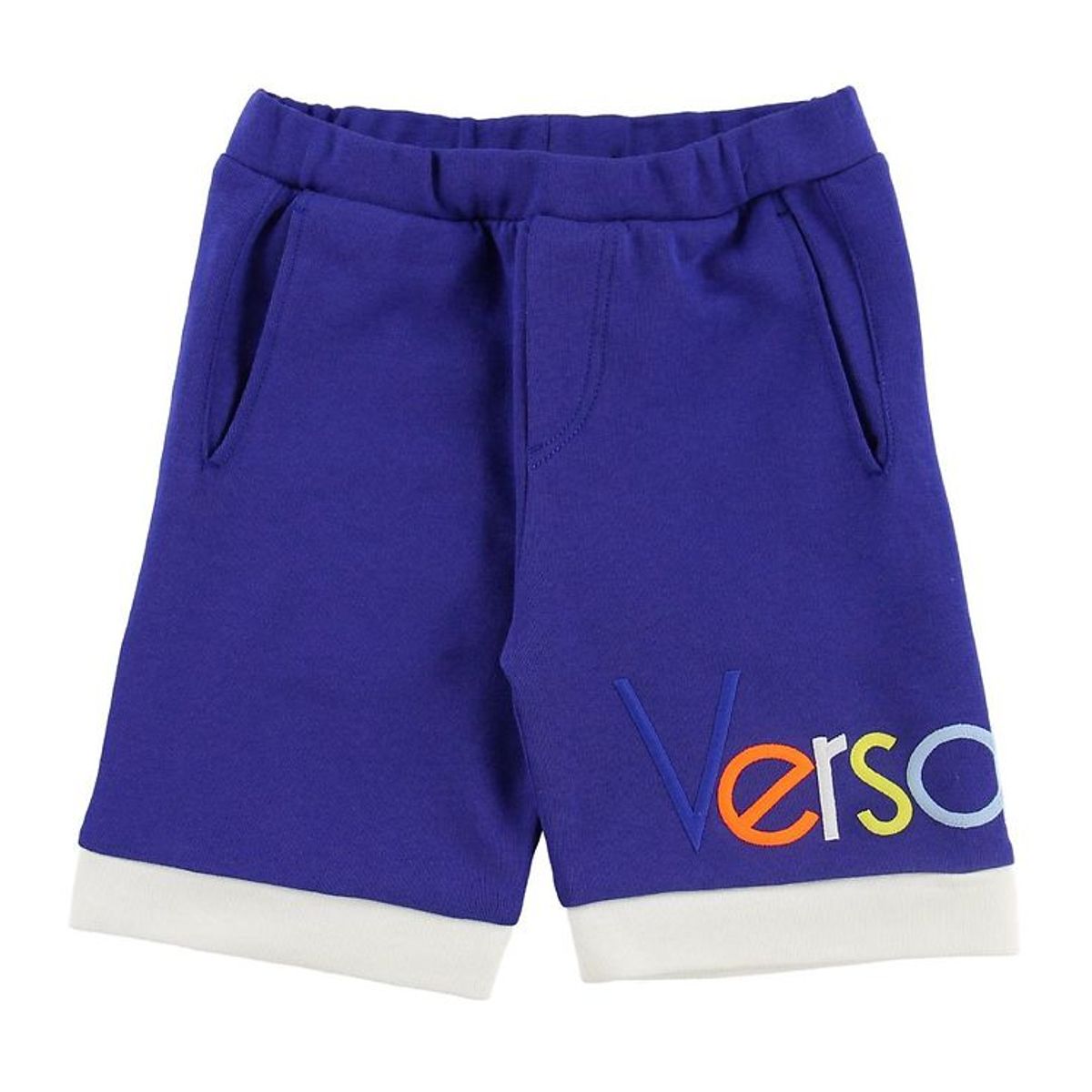 Young Versace Shorts - Sweat - Blå m. Tekst