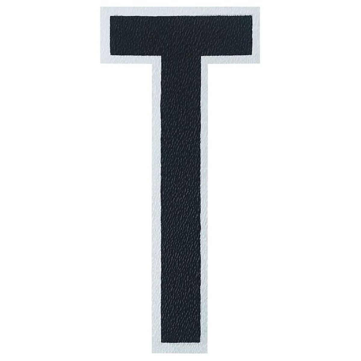 Design Letters Klistermærke - Mobil - T - 5cm - Black