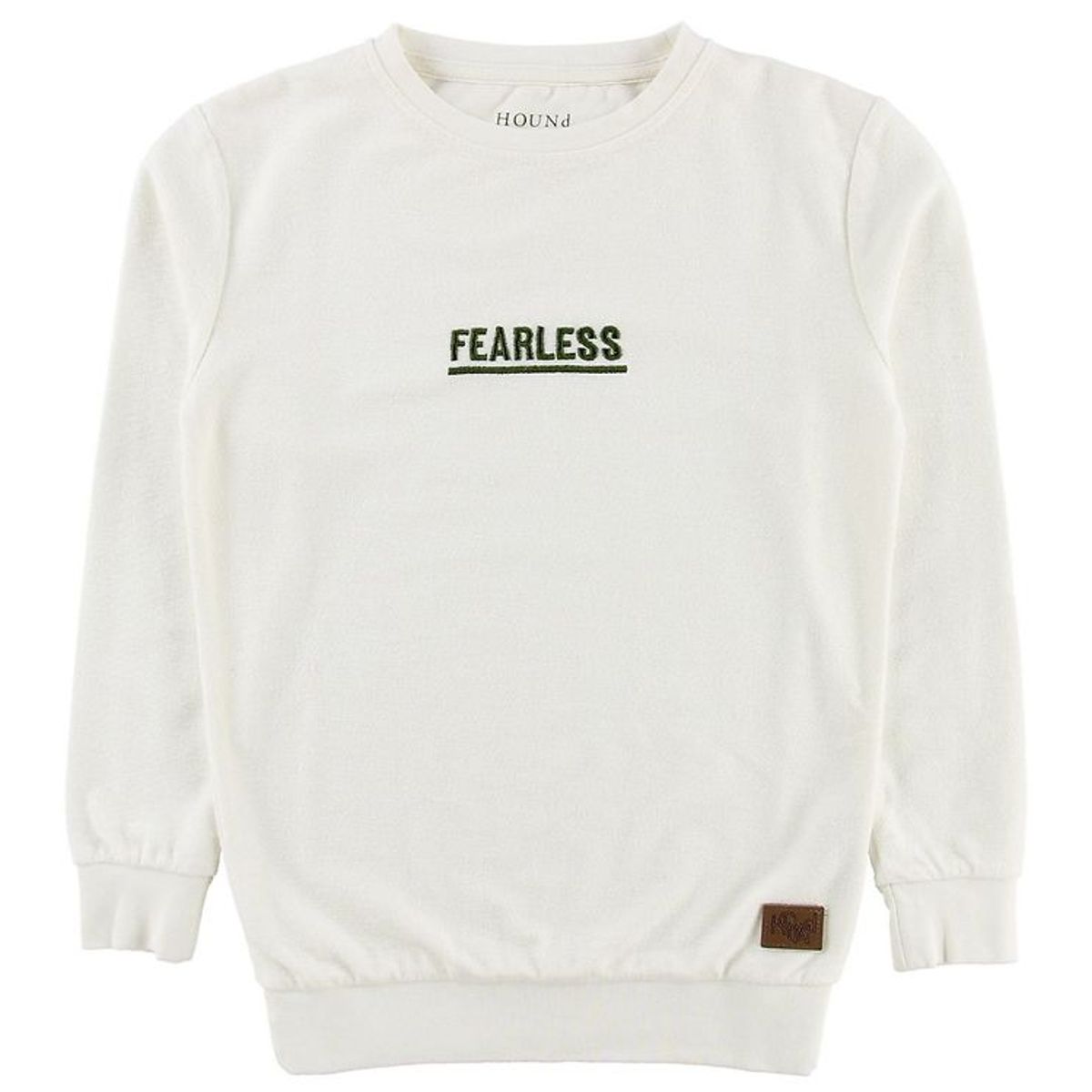 Hound Sweatshirt - Offwhite m. Armygrøn