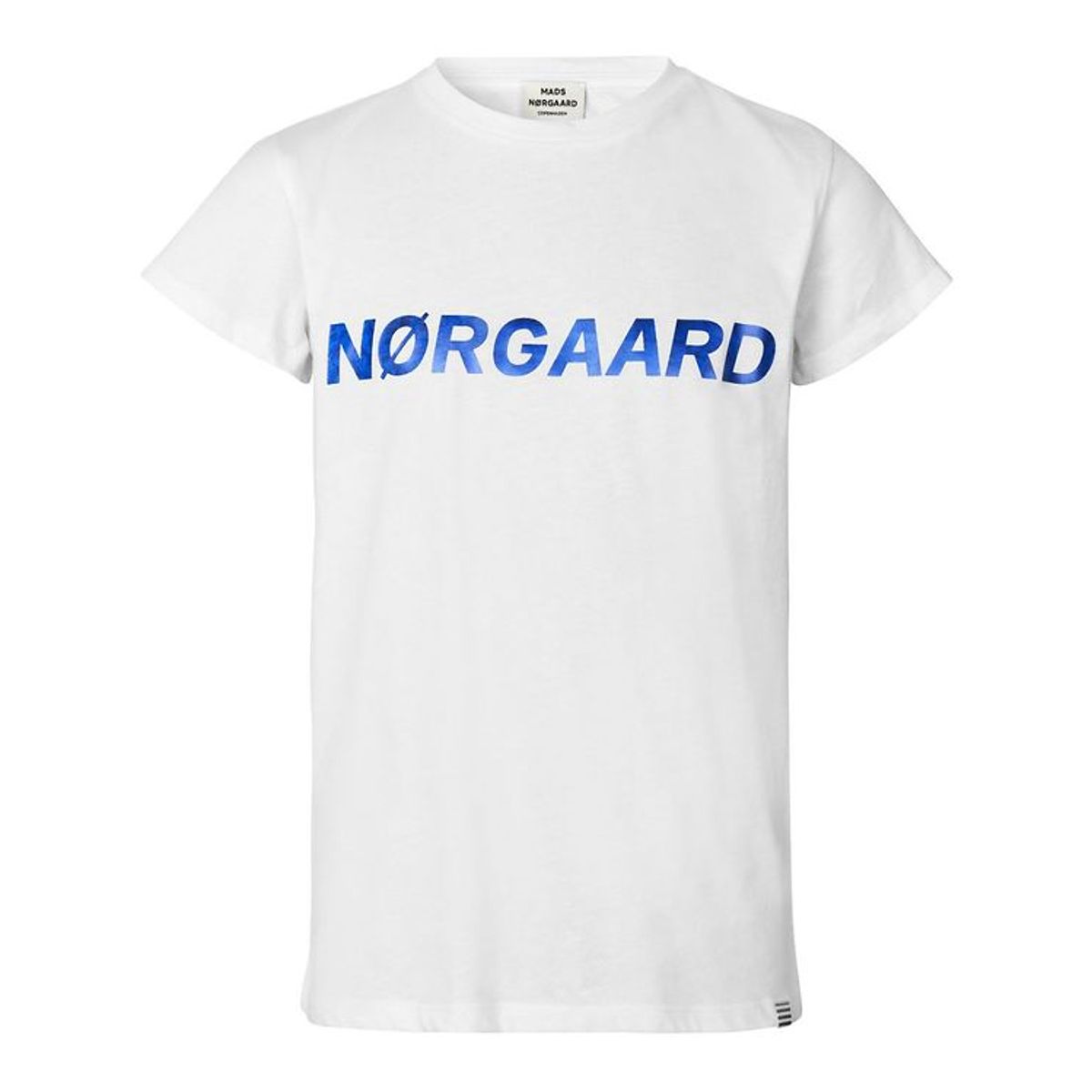 Mads Nørgaard T-shirt - Tuvina - Hvid m. Blå