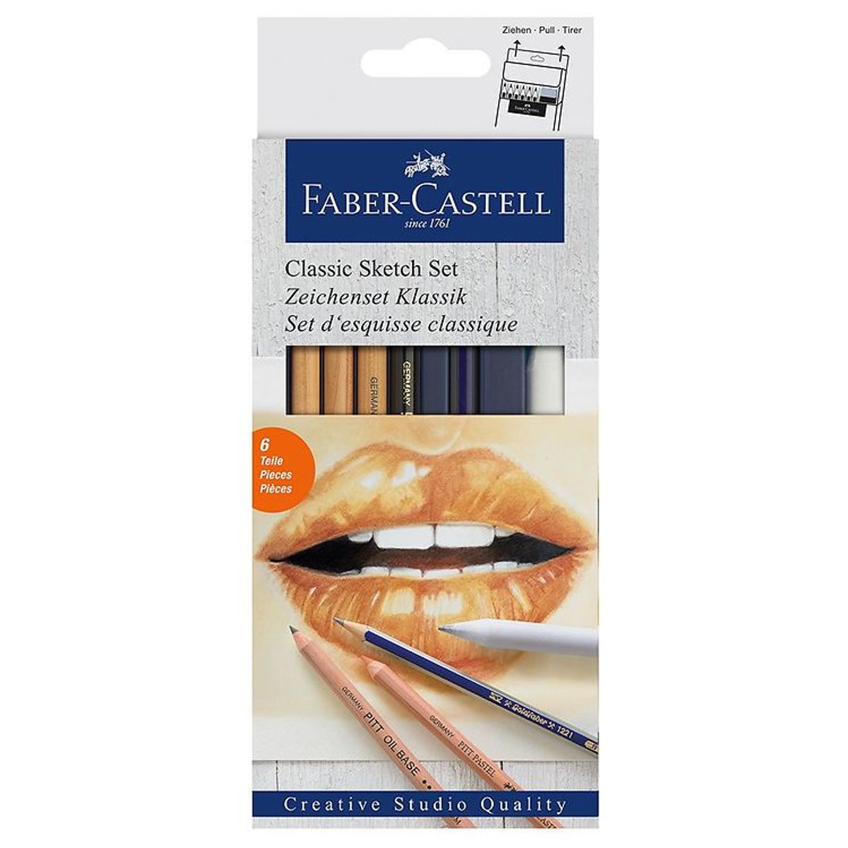 Faber-Castell Tegnesæt - Classic Sketch - 6 stk