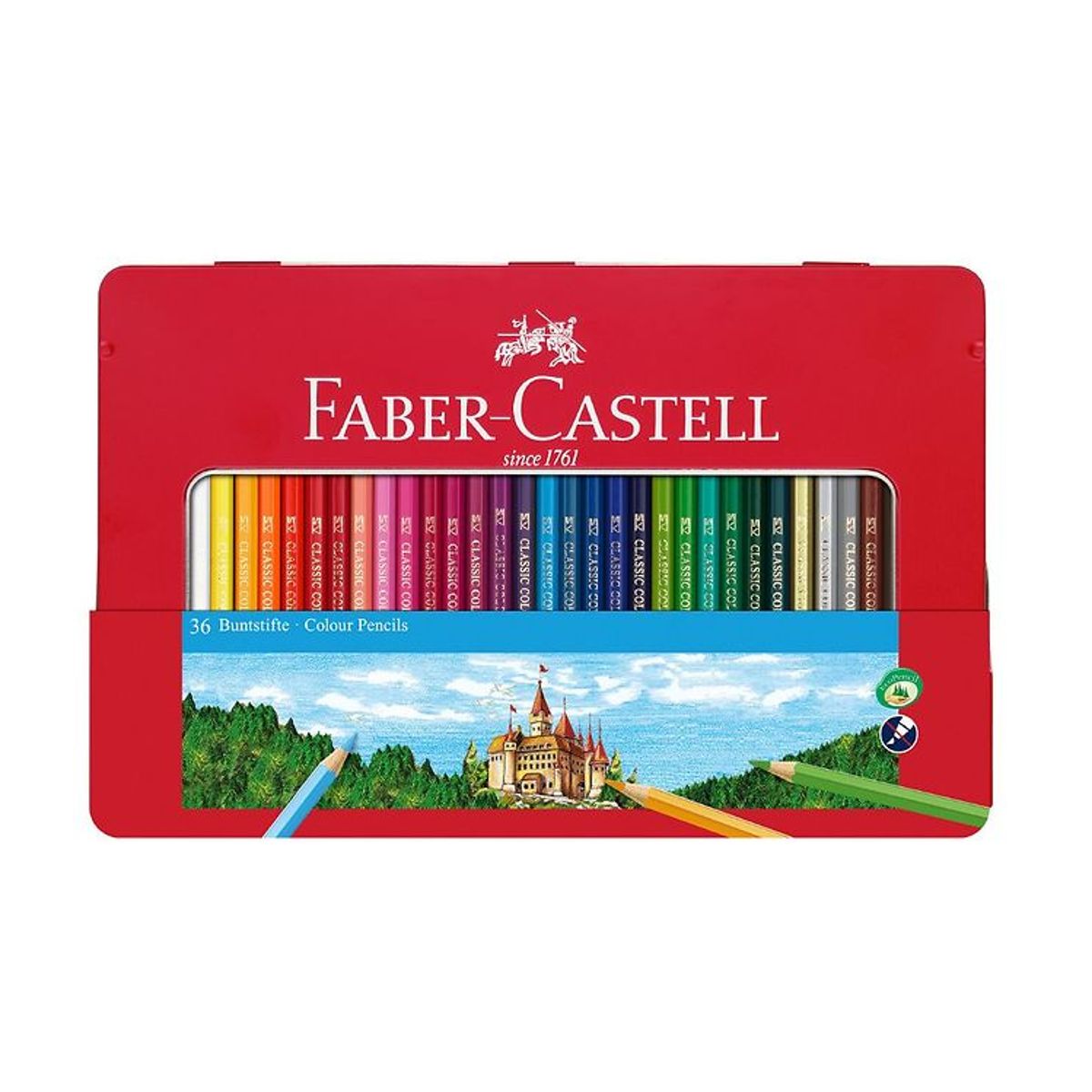 Faber-Castell Farveblyanter - Slot - 36 stk - Multifarvet