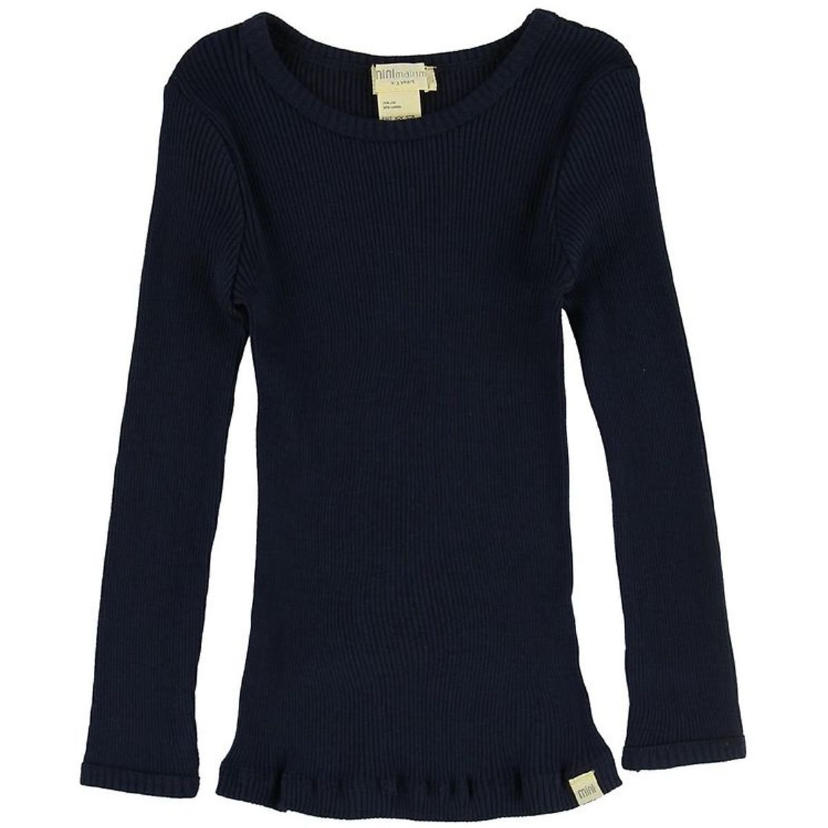 Minimalisma Bluse - Bergen - Silke/Bomuld -Dark Blue