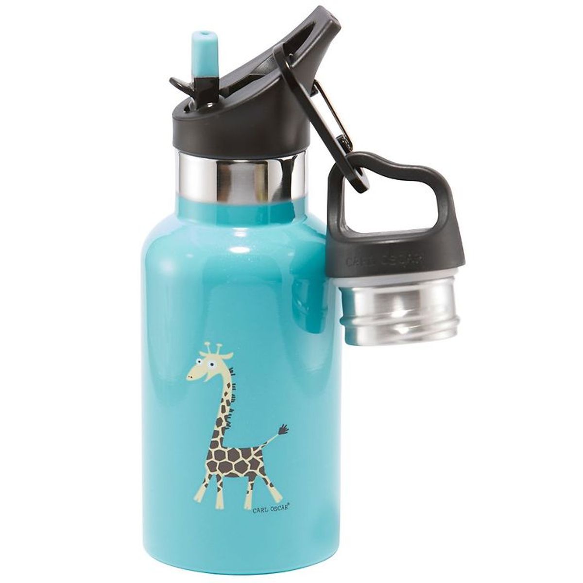 Carl Oscar Termoflaske - TEMPflask - 350 ml - Turquoise Giraffe