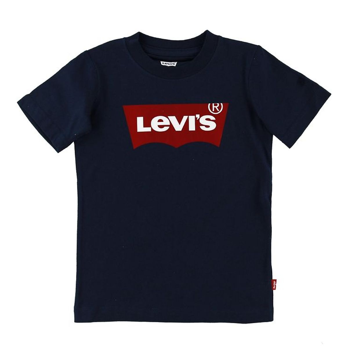 Levis T-shirt - Batwing - Navy m. Logo