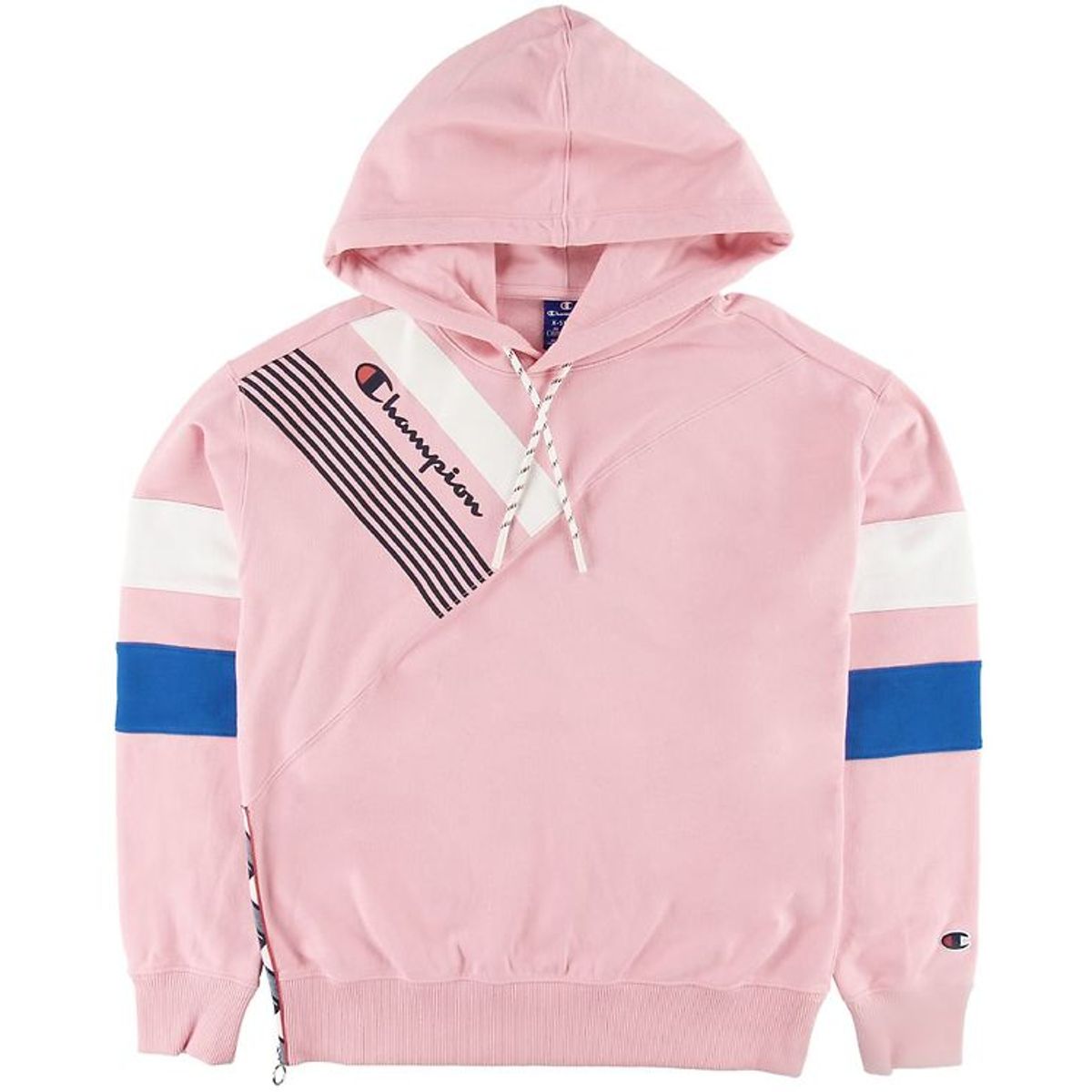 Champion Fashion Hættetrøje - Pink m. Print