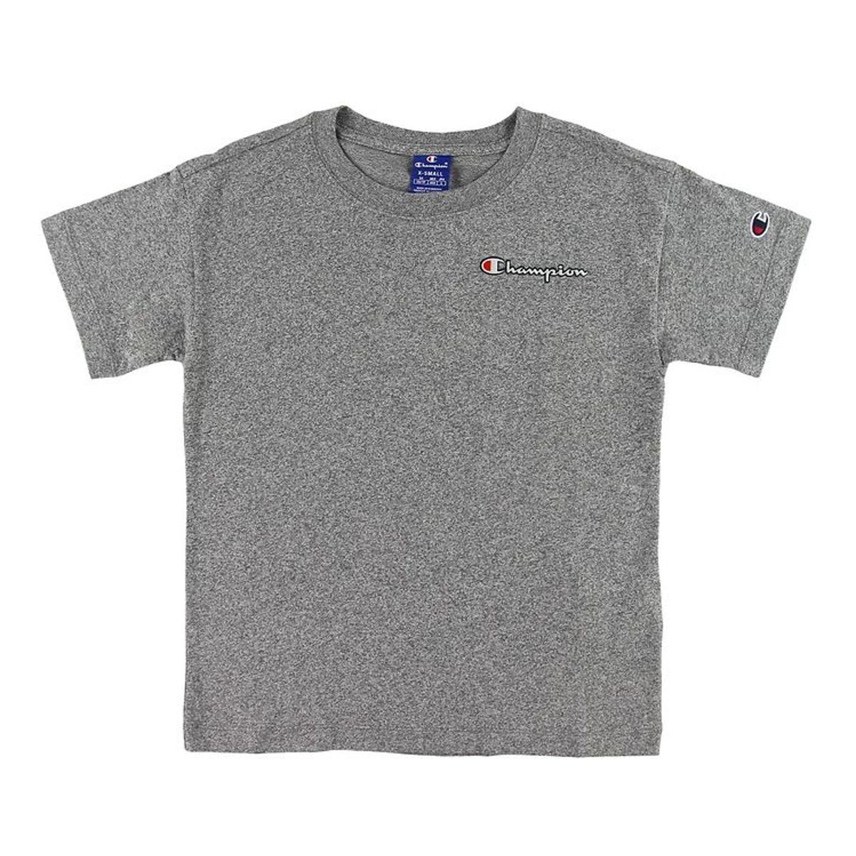 Champion Fashion T-shirt - Gråmeleret m. Logo