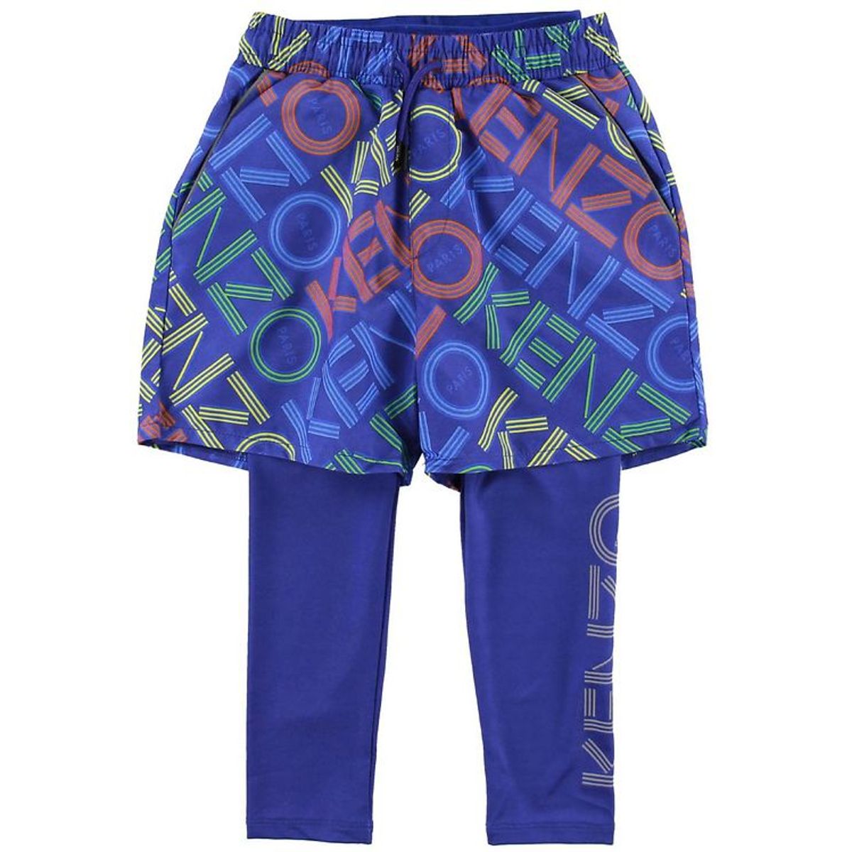 Kenzo Leggings/Shorts - Exclusive Edition - Vivid Blue m. Logo