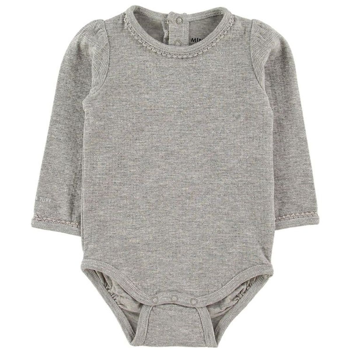 Mini A Ture X-Mas Body l/æ - Maxie - Light Grey Melange