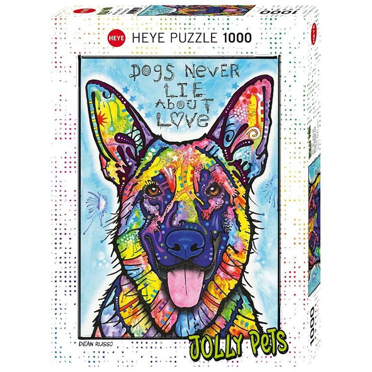 Heye Puzzle Puslespil - Dogs Never Lie - 1000 Brikker