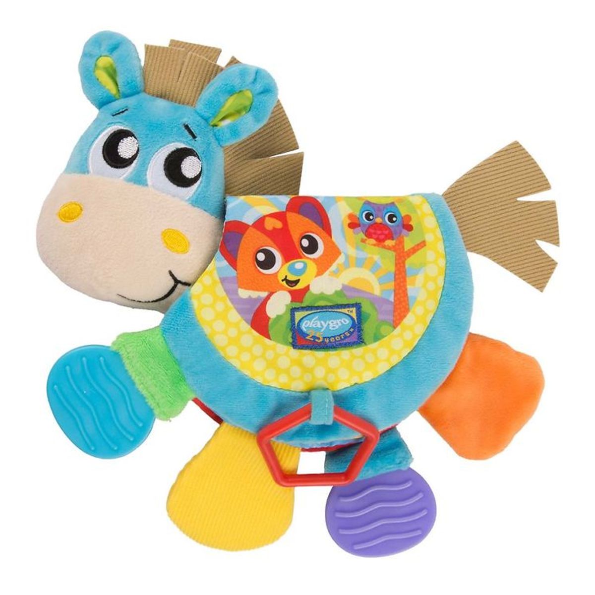 Playgro Stofbog - Musical Clip Clop