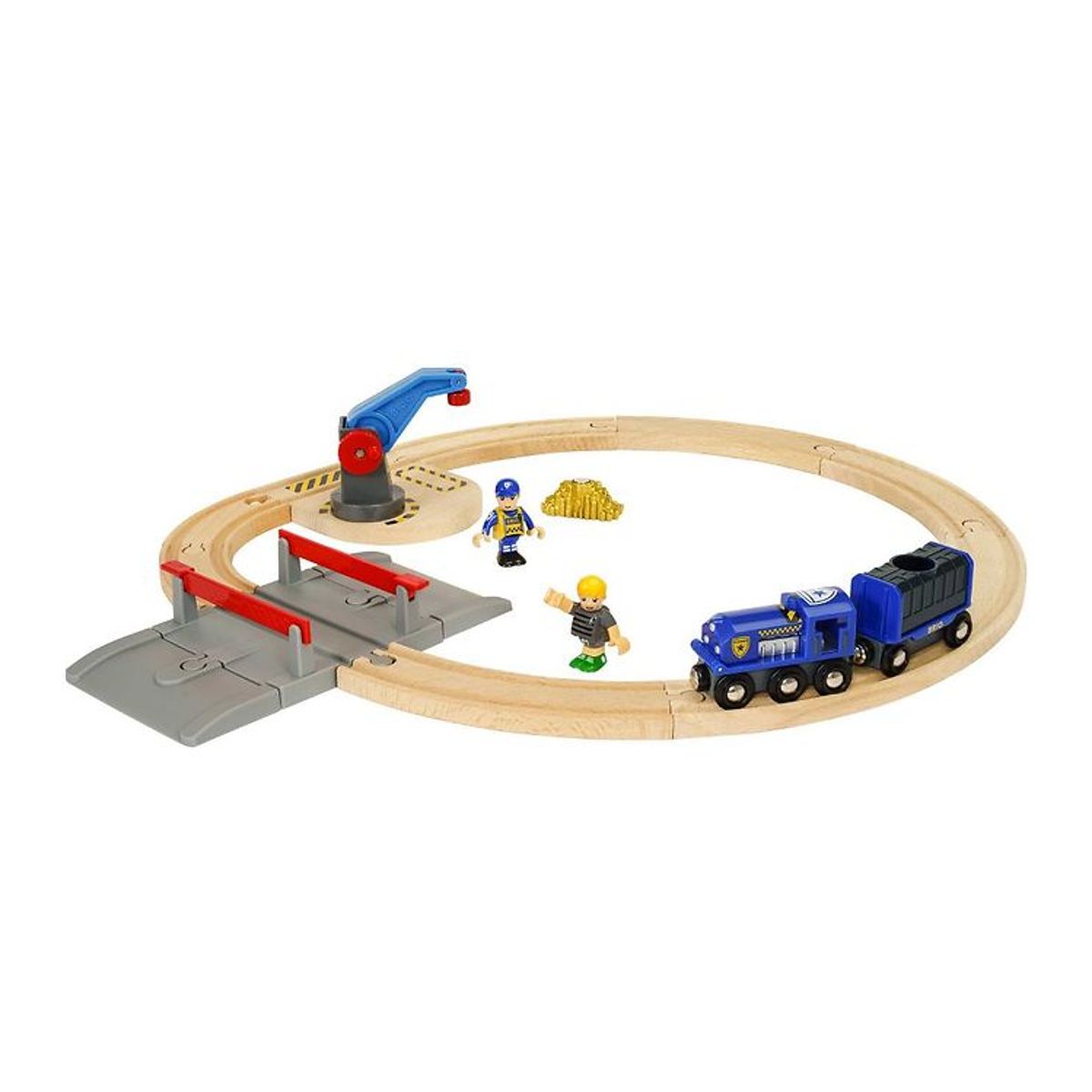 BRIO World Togbane - 17 dele - Guldtransportsæt 33812