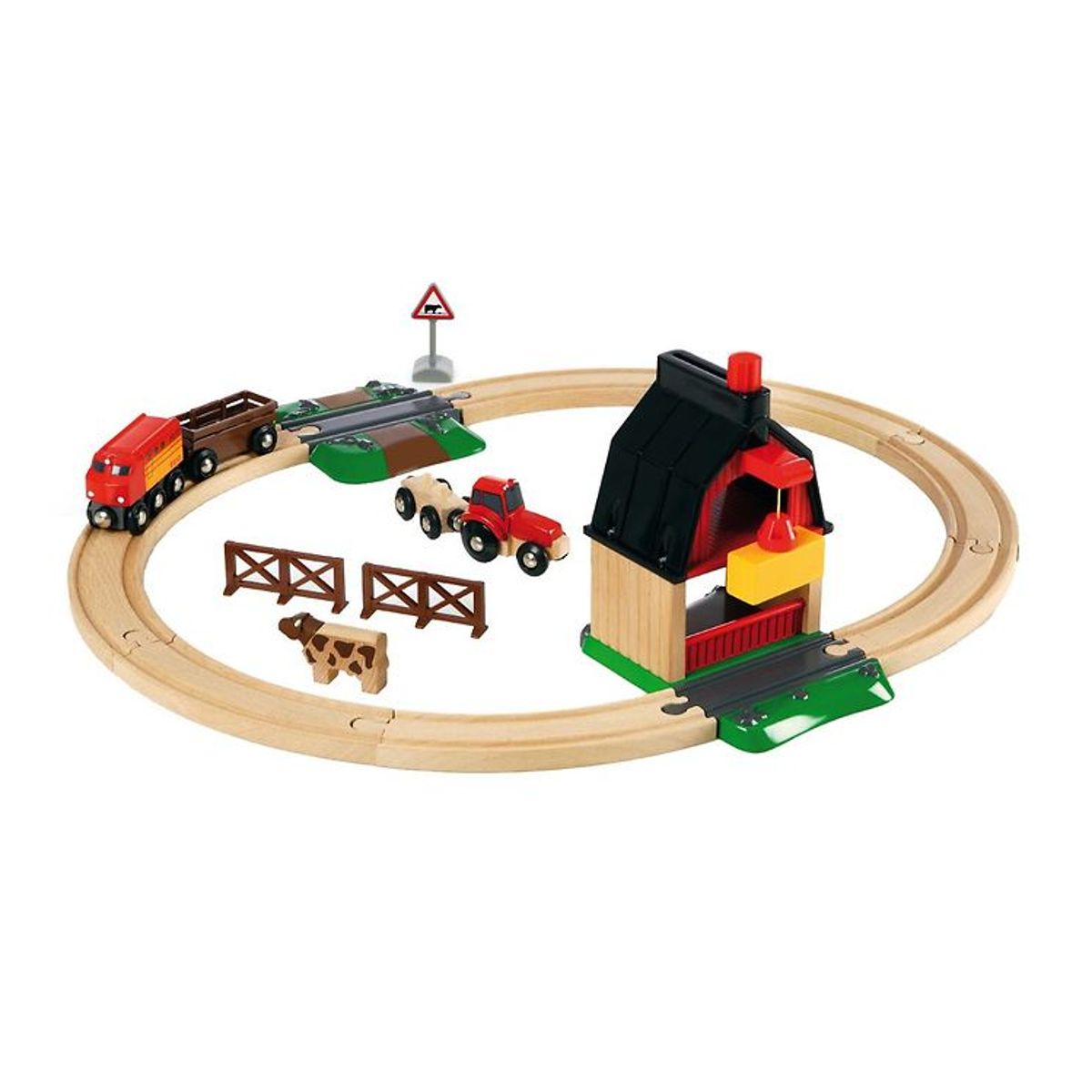 BRIO World Bondegård På Landet Sæt - 20 dele - Træ 33719