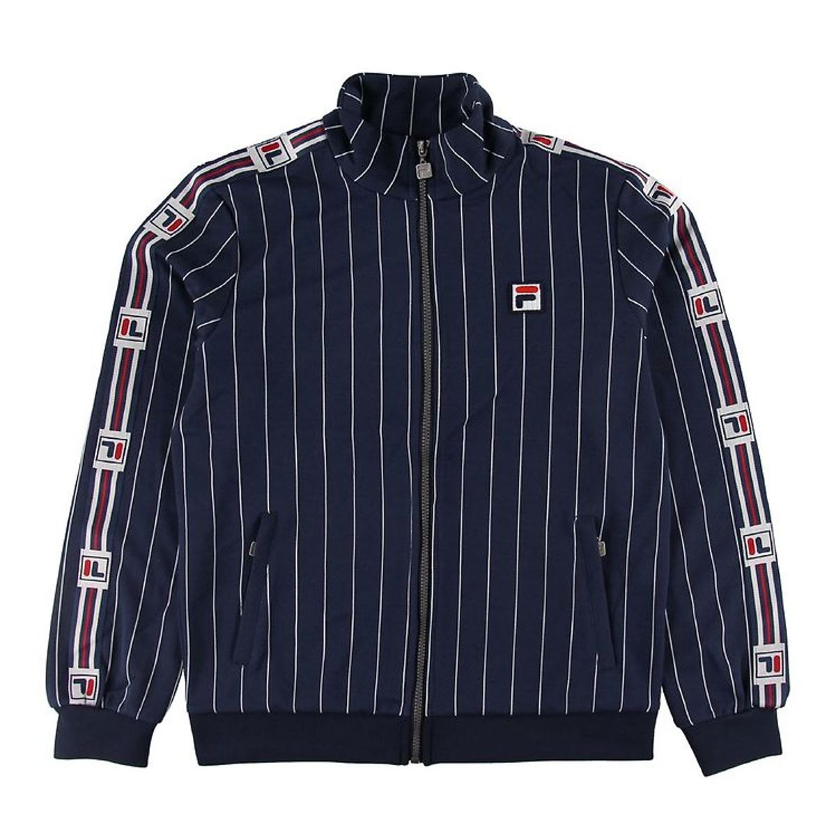 Fila Cardigan - Haben - Navystribet