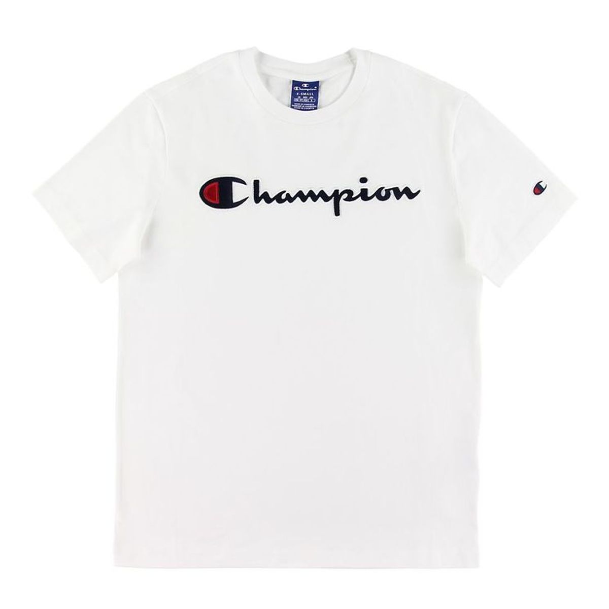 Champion Fashion T-Shirt - Hvid m. Logo